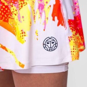 Bidi Badu Wild Arts Printed Wavy Kız Çocuk Tenis Eteği