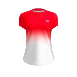 Bidi Badu Crew Gradiant Kız Çocuk Tenis Tişörtü- red, white