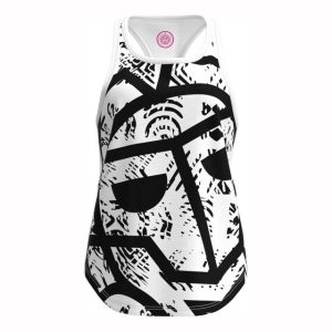 Bidi Badu Melbourne Chill Tank Kadın Tenis Atleti - white/black