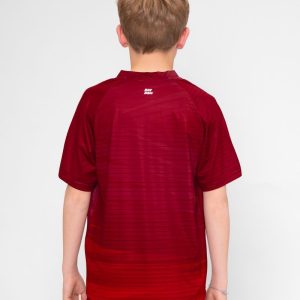 Bidi Badu Protected Leafs Erkek Çocuk Tenis Tişörtü - Bordo