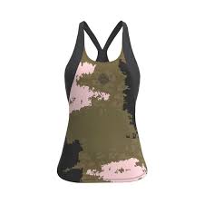 Bidi Badu Pure Wild Tank Kadın Tenis Atleti Olive and Dark Grey