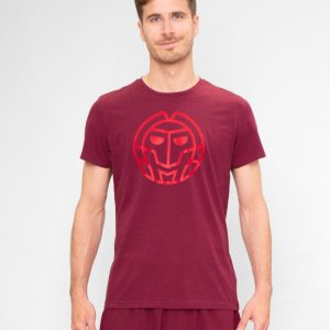 Bidi Badu Protected Leafs Chill Tee Erkek Tenis Tişörtü - Bordo