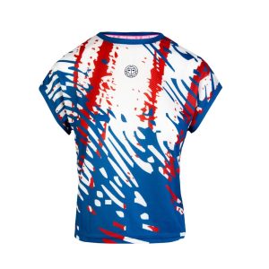 Bidi Badu NadraTech Tee Kadın Tenis Tshirt Blue-White-Red
